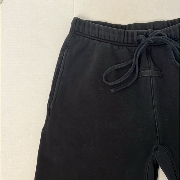 ESSENTIALS FEAR OF GOD MENS BLACK JOGGER SWEATPANTS SIZE SMALL - Picture 4 of 16